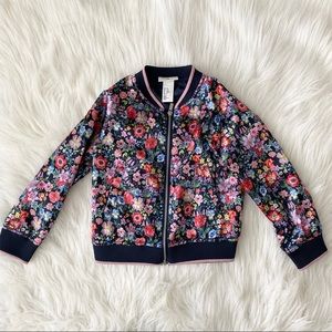 H&M Kids Floral Jacket - Size 3t-4t